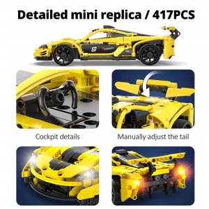 Конструктор на шасси - автомобиль Assassin Double Eagle C51101W (417 деталей), 2.4Ghz / Bluetooth